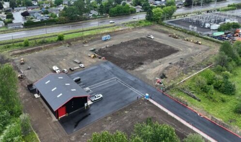 Industrial outdoor storage and flex property