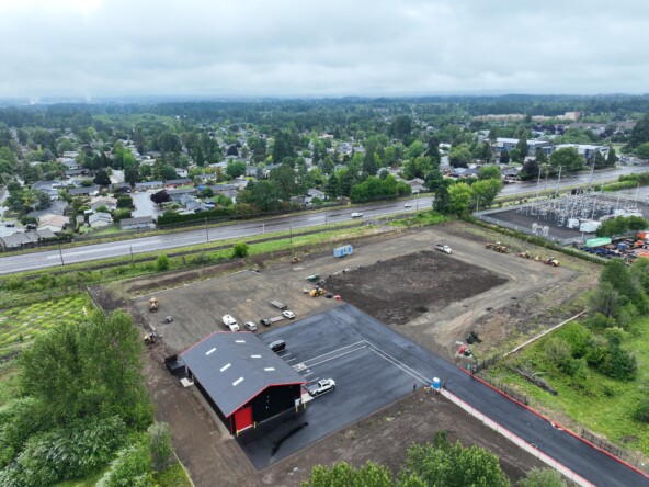 Industrial outdoor storage and flex property